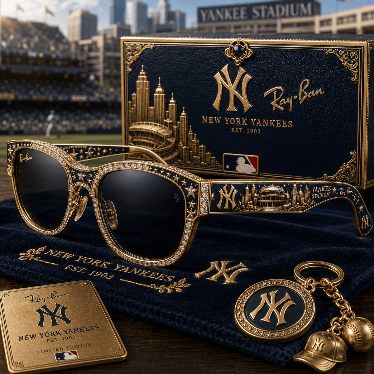 PREMIUM NYY UNISEX SUNGLASSES NPL
