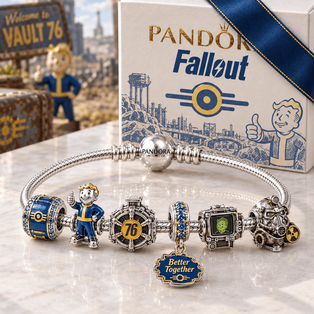 FOG Silver Charm Bracelet Set HQH