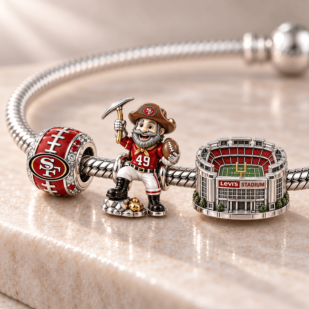 SF49 Silver Charm Bracelet Set HQH