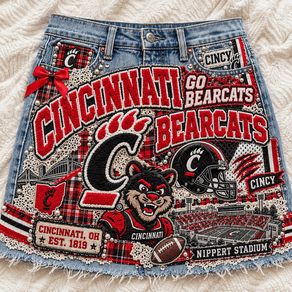 CCBC Embellished Denim Skirt NTKO