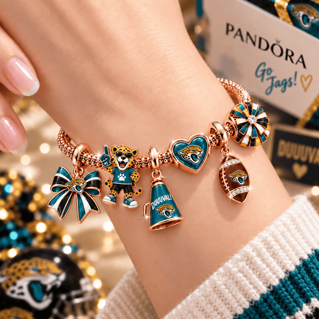 JSVJ Rose Gold Charm Bracelet Set TTTT