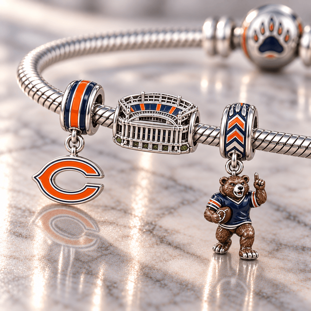 CCB Silver Charm Bracelet Set HQH
